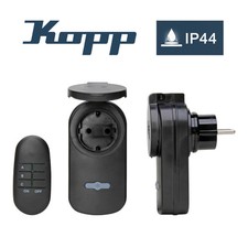 Funksteckdosen mit Fernbedienung außen outdoor Steckdose IP44 Kopp (292207011)