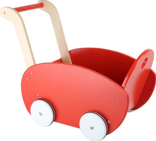Puppenwagen rot holz - puppenwagen,