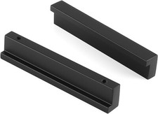Schwarze Schrankgriffe mit 96 mm Lochabstand für Küchenschränke, schwarze Möbelg