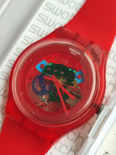 Swatch new gent suor101 red - swatch+new, gent+suor101