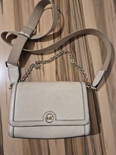 Michael Kors Damen Handtasche Kleine Schultertasche Beige 