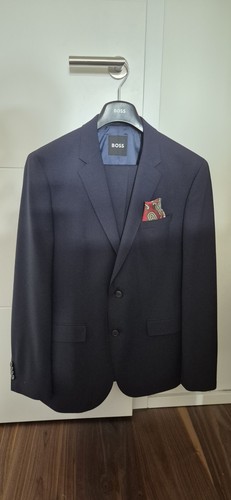 Hugo boss anzug - anzug, einstecktuch