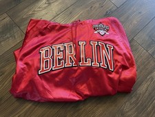 FUBU Hoodie Berlin Gr. L Rot Kapuzenpullover  Vintage.