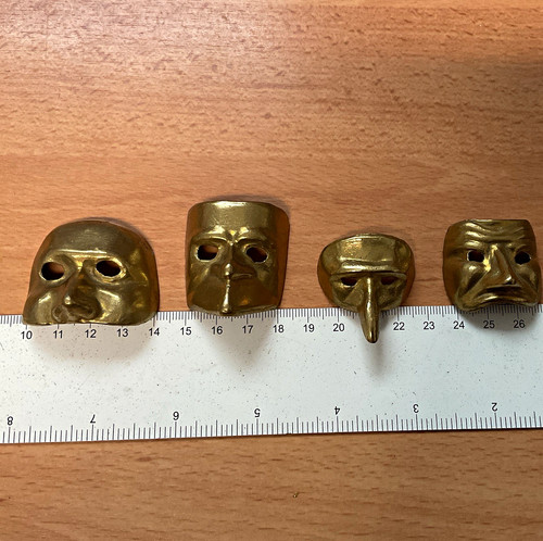 4er set deko theatermasken 4x - set, (4x