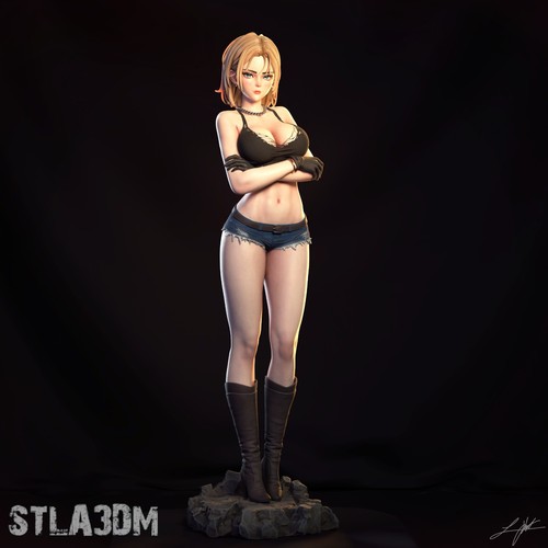 Android resin figur - android,