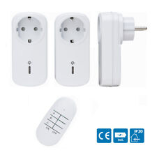 3x Funksteckdosen mit Fernbedienung Funk Fernsteuerung Fernschalter (292204018)