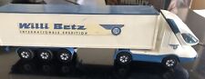 GAMA 4294 Colani Truck 2001 + Sattelauflieger + Container weiss/blau, Willi Betz