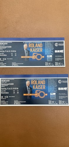 Tickets roland kaiser in - 2,