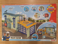 Feuerwehrmann Sam - Polizeistation mit Polizistin Sarah (Simba) OVP, gebraucht