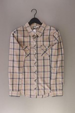 ✨ Roxy Karobluse Regular Bluse für Damen Gr. 42, L kariert Langarm creme ✨