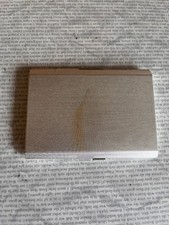 ORIGINAL MERCEDES BENZ KARTENHALTER Aufbewahrungsetui verschließbar silber