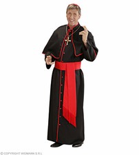 Kostüm Kardinal M - 3 XL  Cardinal Verkleidung Priester Geistlicher