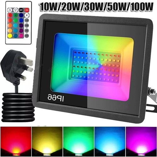 Led strahler rgb mit - led,