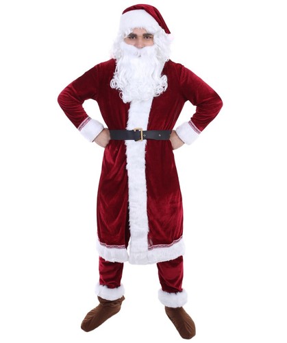 Deluxe weihnachtsmann kostüm - deluxe,