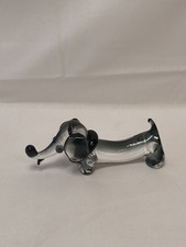 Vintage Murano Sommerso Dackel Glas Figur von Giovanni Bollero