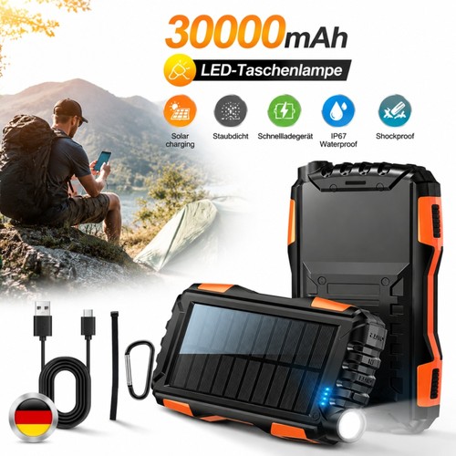 30000mah solar powerbank - solar,