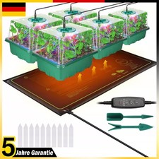 5stk Zimmergewächshaus Mini Gewächshaus set Anzucht Treibhaus mit Pflanzenlampe