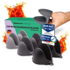 3 Paar Ofenhandschuhe Silikon