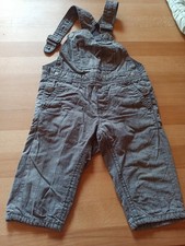 Latzhose H&M Gr. 68, Olivkariert