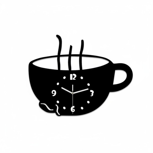 Kaffeetassen wanduhr leises - kaffeetassen-wanduhr,