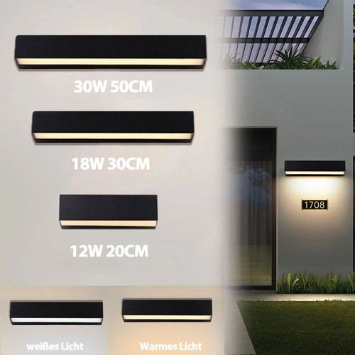 Led außenleuchte wandleuchte - außenleuchte,