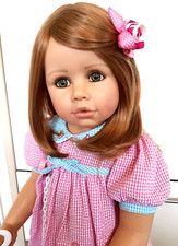 Künstlerpuppe 90cm, Molly von Monika Peter-Leicht US EDITION-Zertifikat 350Lim.