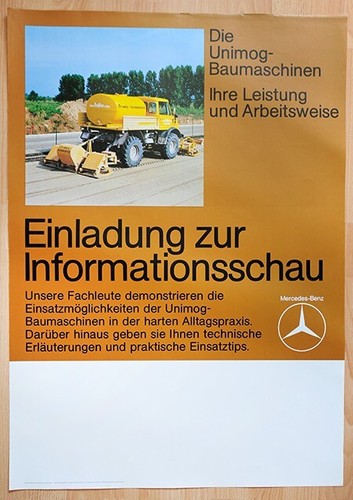 Original werbe plakat poster - 1,