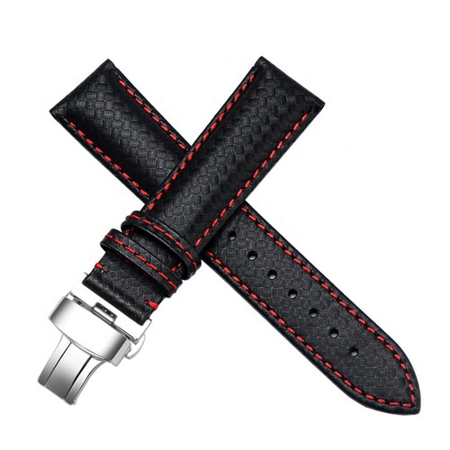 21mm carbon fiber - 21mm, leder