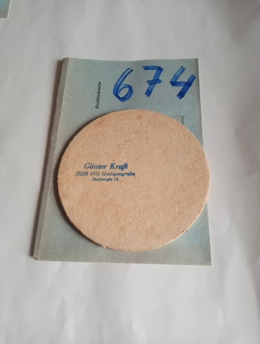 Stück bierdeckel ddr mit - 1,