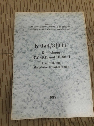 Nva vorschrift 054 3 041 - , 054/3/041