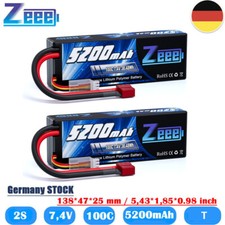2x Zeee 2S Lipo Akku Batterie