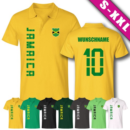 Jamaika jamaica polo shirt - jamaica, polo-shirt