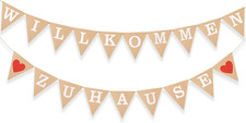 Willkommen Zuhause Girlande