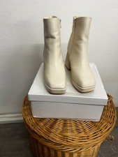 Damen Stiefeletten Gr.39 Creme