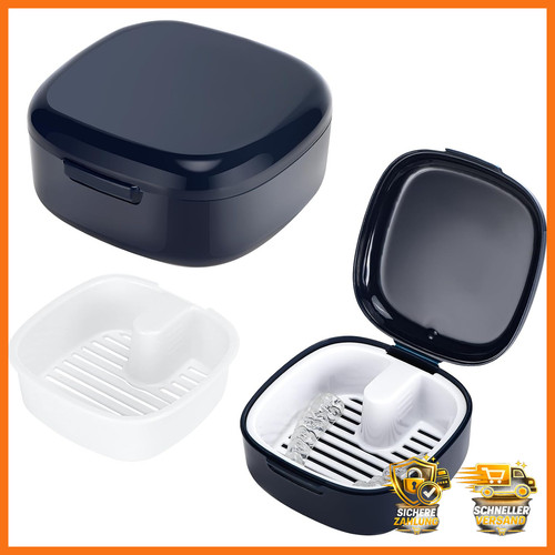 Zahnprothesenbox mit sieb - zahnprothesenbox,
