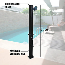 Mauk 35 l Solardusche Gartendusche Pooldusche Campingdusche (B-Ware).