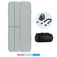 Air Gymnastics Track mit Elektropumpe 400*100*20cm aufblasbare Matte Tumbling