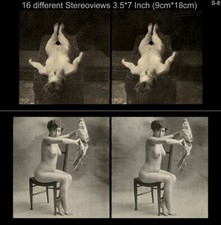 16 Akt Stereofotos klassik