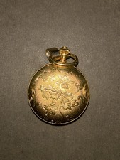 Catorex Taschenuhr • mechanischer Handaufzug • goldfarben • Klappdeckel •Vintage