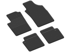 Gummifußmatten Set für Fiat 500 2007-2024 Gummimatten Fußmatten