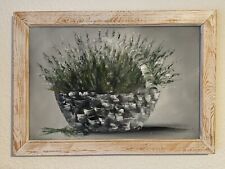 Gemälde Bild auf Leinwand handgemalt Lavendel-Motiv 1.1 Gemälde