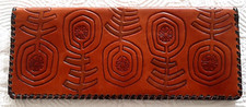 Geldbörse, Leder, poln. Handarbeit, neu