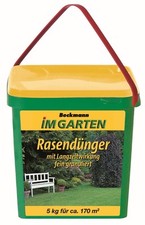 Beckmann 2 x 5 kg Rasendünger Langzeitwirkung 20+5+8 NPK Premium 340 m² Aktion! 