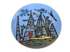 Teller ca. 24 cm Tower Power N 2 Fun and More Rosenthal Designers Group 1994