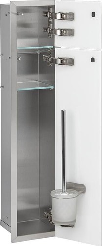 Wandcontainer flat weiße - wc-wandcontainer,