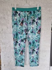 Janina Kik 3/4 Hose grün lila