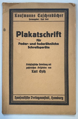 Plakatschrift für feder - plakatschrift, und