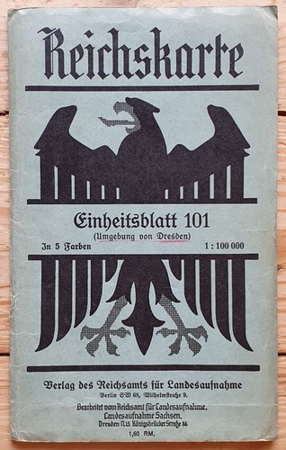 Reichskarte von 1933 umgebung - von,