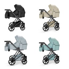 MOMMO ROYAL Kinderwagen 2in1/3in1/4in1 Öko-Leder