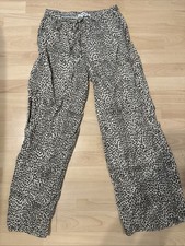 Pull&Bear Damen Hose Größe S Leoparden Muster